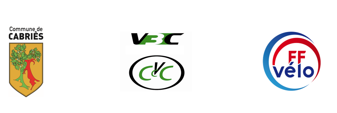3 Logos Cabriès V3C FF Vélo