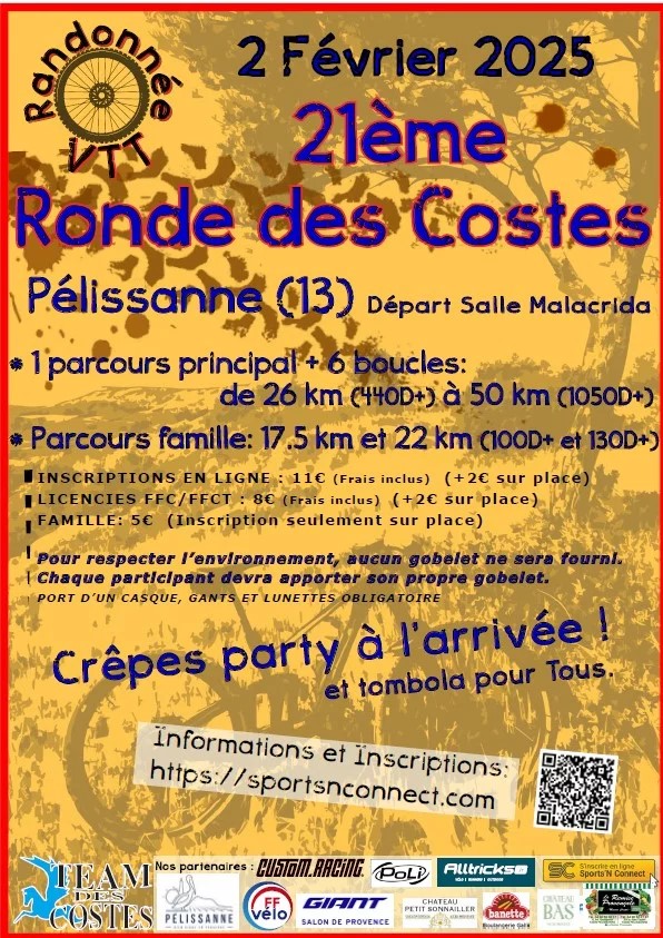 rando des costes 2025